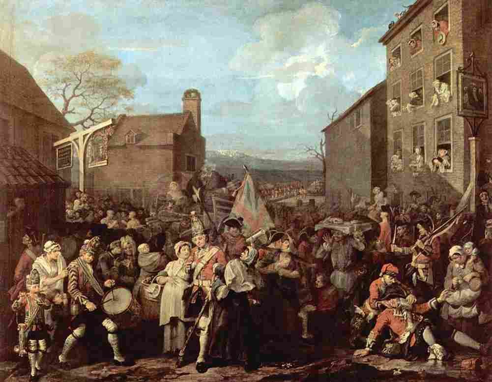 hog The March to Finchley Art A4 Photo Print