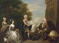 hog Woodes Rogers and his Family Art A4 Photo Print