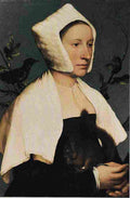 hol Lady with Squirrel Art A4 Photo Print