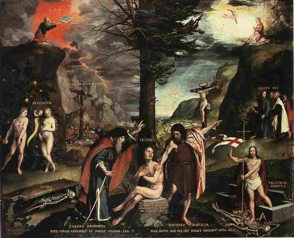 hol Old and New Testament Art A4 Photo Print