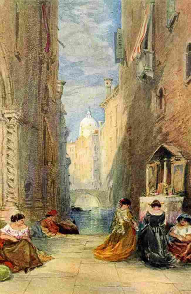 holland A Shrine in Venice Art A4 Photo Print