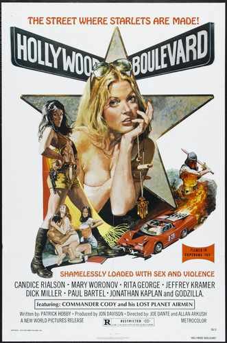 hollywood boulevard  01 film star poster A4 Photo Print