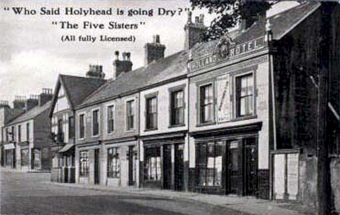 holyhead hotel fiveVintage 1880s 1900s A4 Photo Print