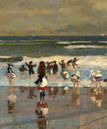 hom Beach Scene Art A4 Photo Print
