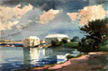 hom Salt Kettle Bermuda Art A4 Photo Print