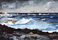 hom Shore and Surf Art A4 Photo Print