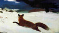 hom The Fox Hunt Art A4 Photo Print
