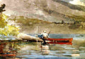 hom The Red Canoe Art A4 Photo Print
