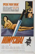 homicidal  01 film star poster A4 Photo Print