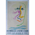 hommage a rene char pablo picasso 1969 2 Advert A4 Photo Print
