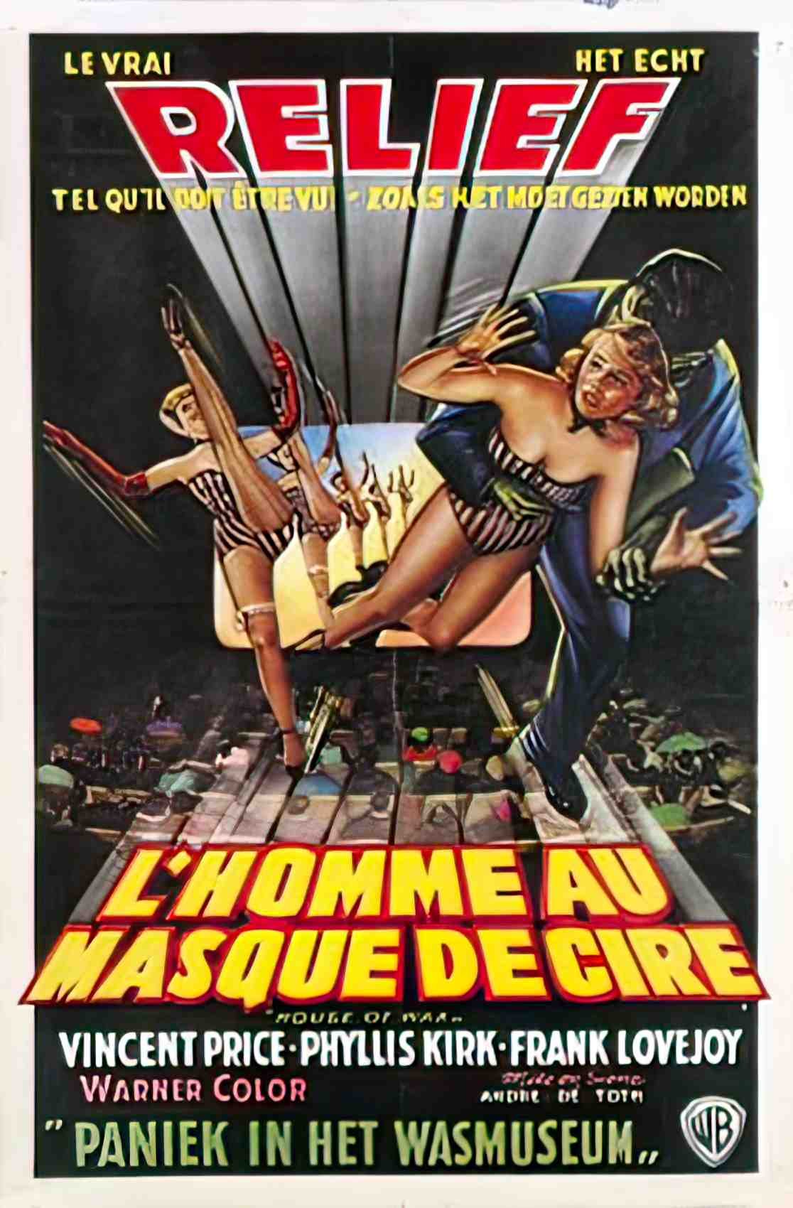 homme au masque cire belge Advert A4 Photo Print