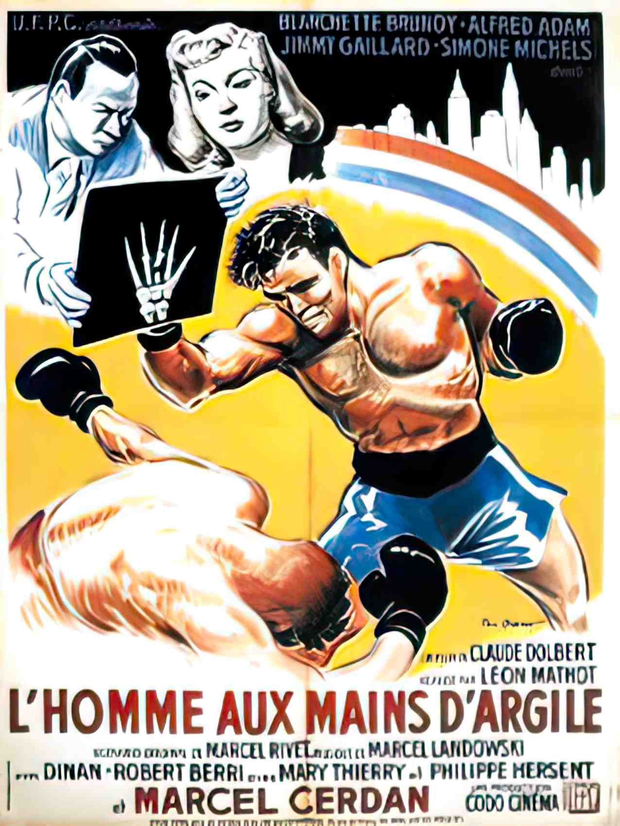 homme aux mains argile pt Advert A4 Photo Print