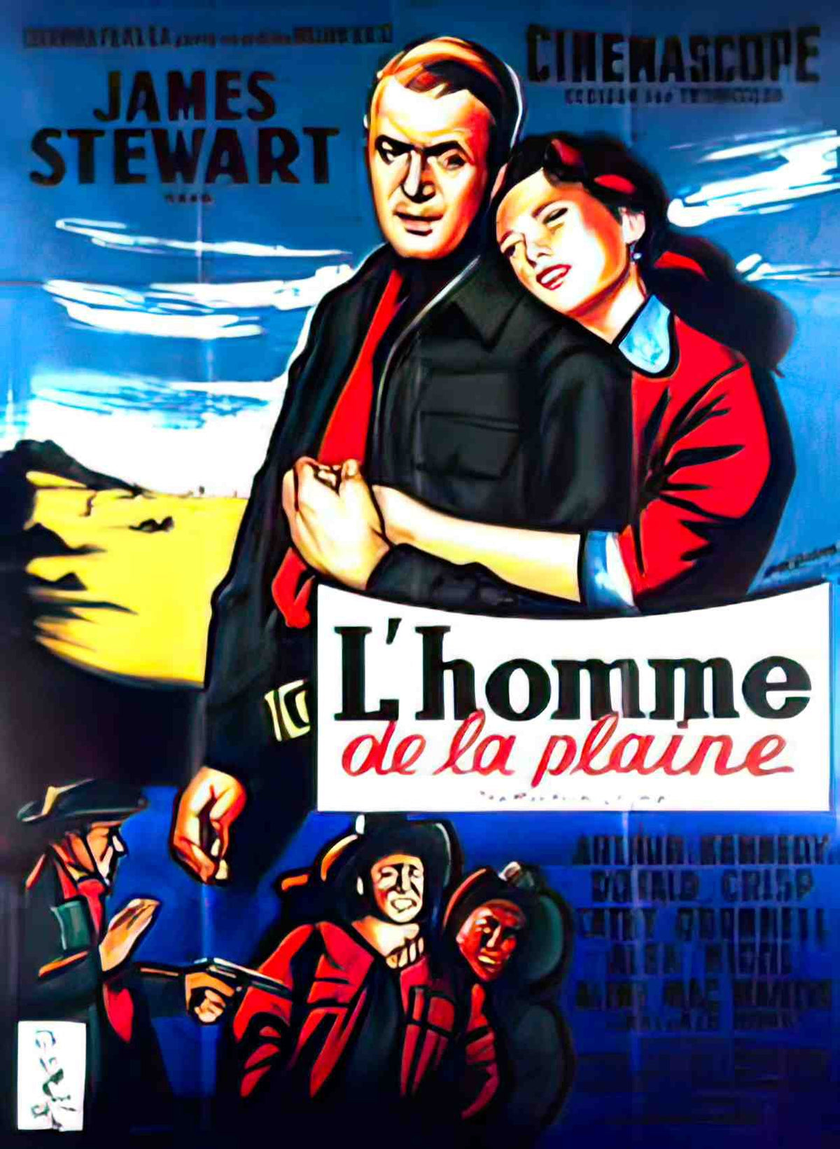 homme de la plaine l A Advert A4 Photo Print