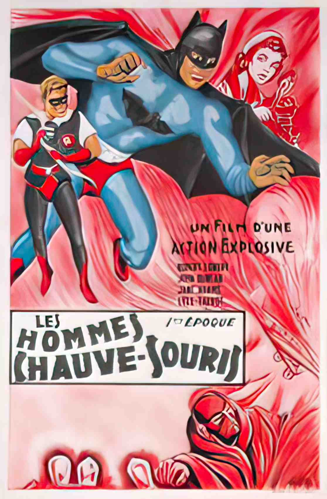 hommes chauve souris les pt Advert A4 Photo Print