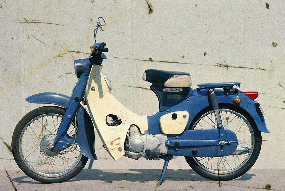 honda c102 cub 60 01 aged 2020 A4 Photo Print