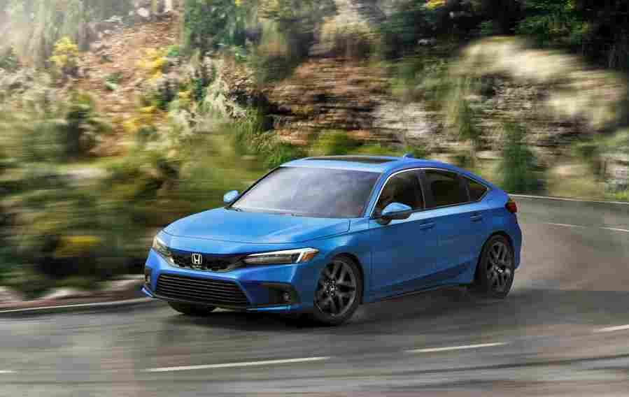 honda civic hatchback 2021 7131 4 Car A4 Photo Print