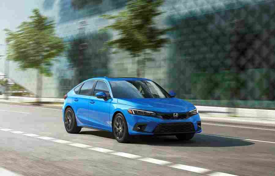honda civic hatchback 2021 7131 5 Car A4 Photo Print