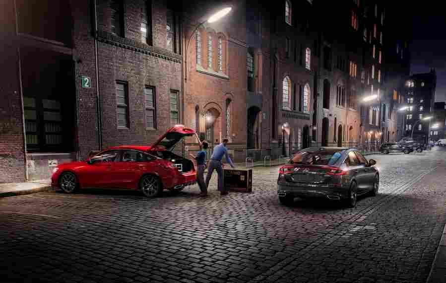 honda civic hatchback 2021 7131 6 Car A4 Photo Print