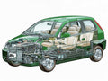 honda ev plus 1997 cutaway A4 Photo Print