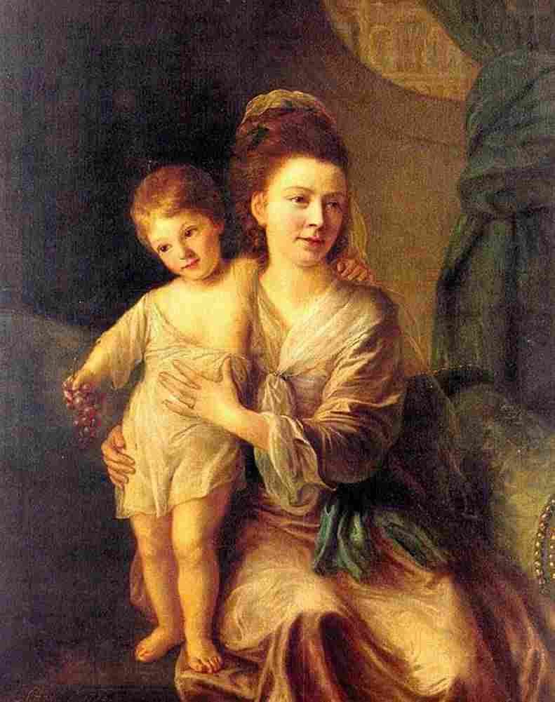 honeE Anne Gardiner With Her Eldest Son Kirkman Art A4 Photo Print