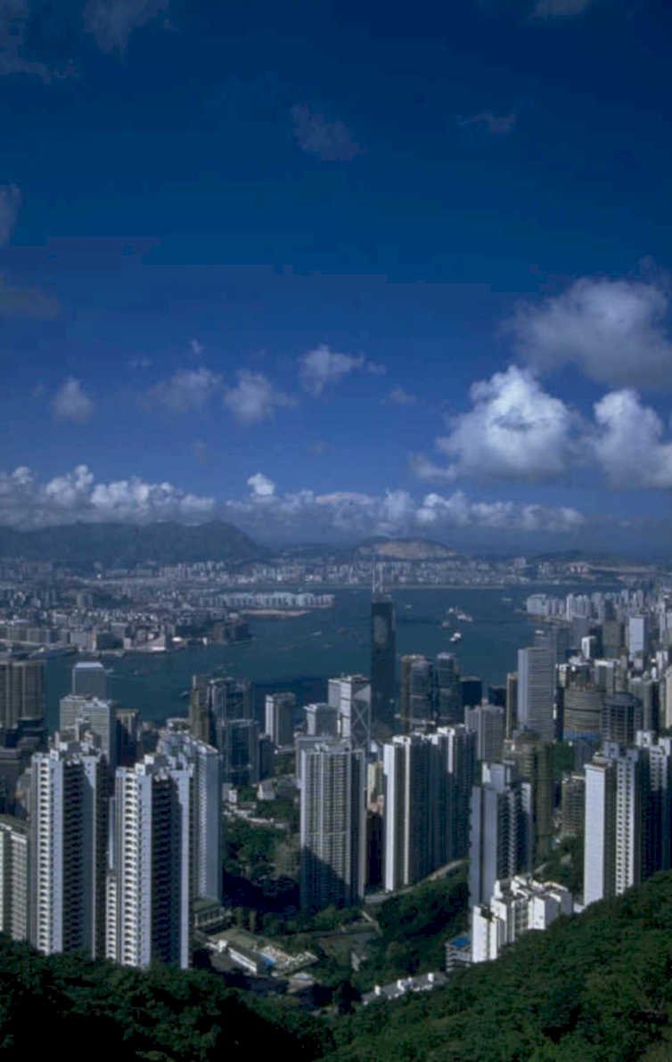 hong kong cityscape 2 1980s 1990s A4 Photo Print