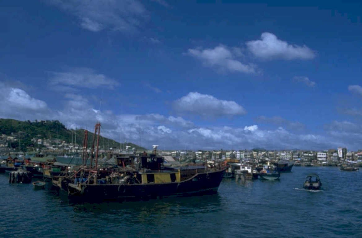 hong kong harbor 3 1980s 1990s A4 Photo Print
