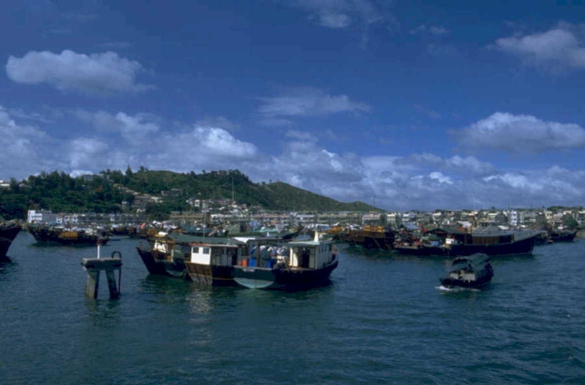 hong kong harbors 1980s 1990s A4 Photo Print