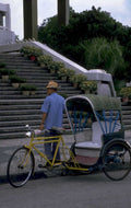 hong kong rickshaw 1980s 1990s A4 Photo Print