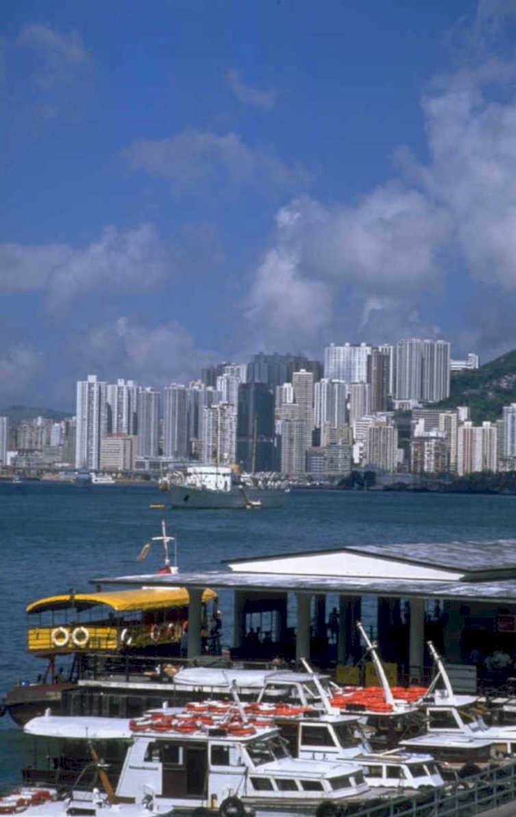 hong kong skyline 12 1980s 1990s A4 Photo Print
