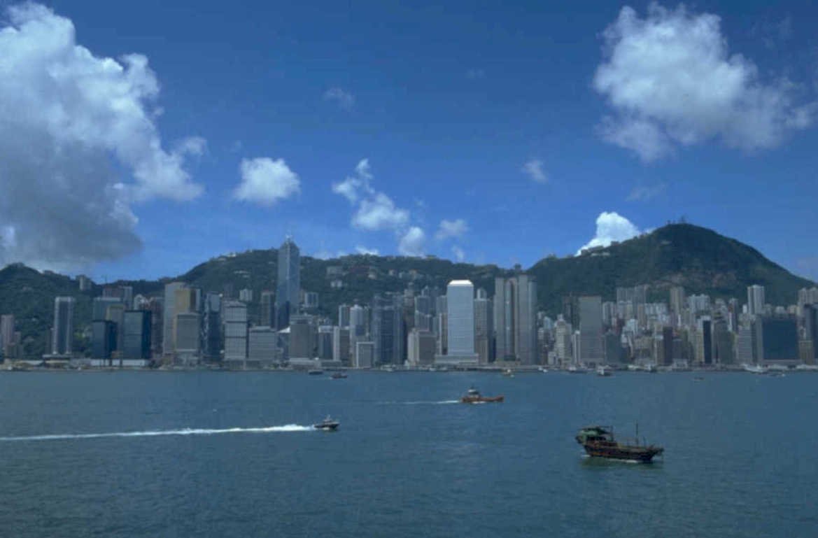 hong kong skyline 17 1980s 1990s A4 Photo Print