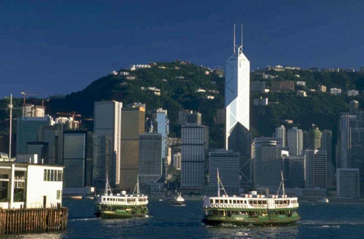 hong kong skyline 22 1980s 1990s A4 Photo Print