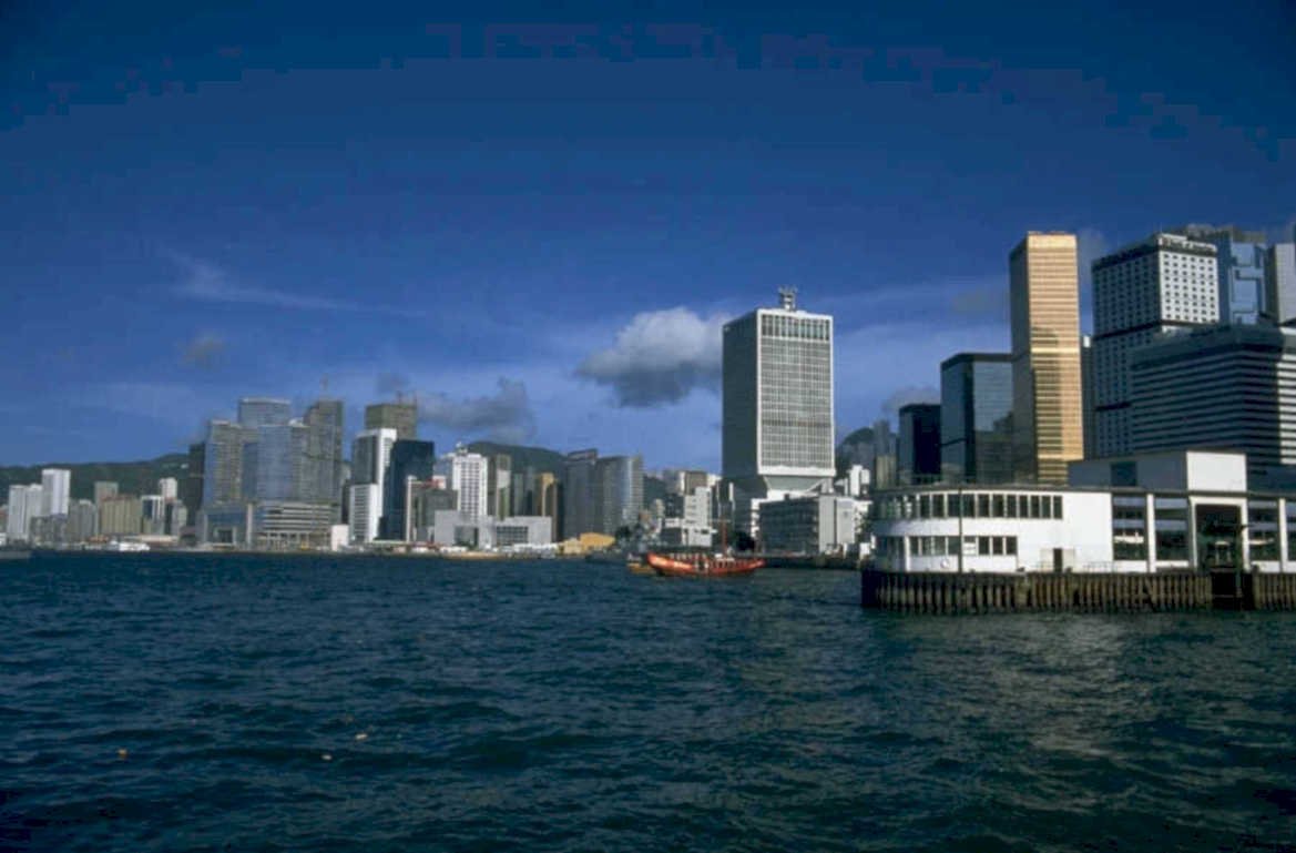 hong kong skyline 6 1980s 1990s A4 Photo Print