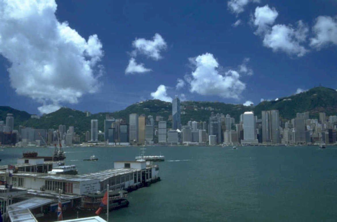 hong kong skyline 7 1980s 1990s A4 Photo Print