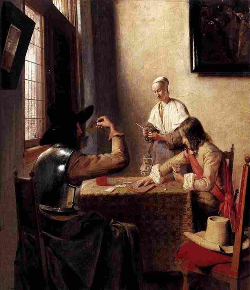 hoo soldiers playing cards Art A4 Photo Print