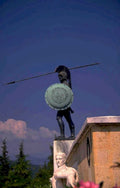 hoplite spear shield 1980s 1990s A4 Photo Print