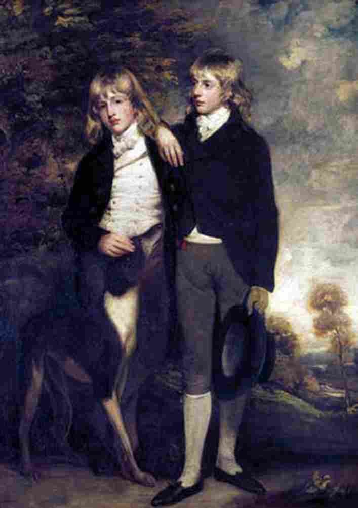 hoppner the honourable john cust and his brother the honourable henry cockayne cust Art A4 Photo Print