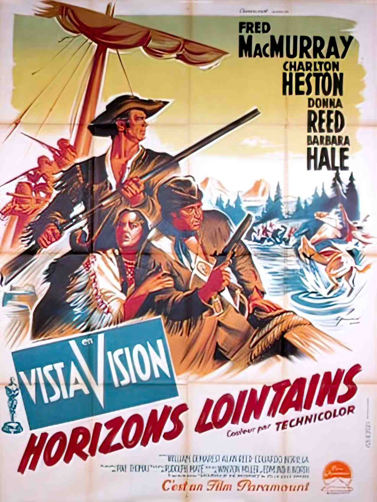 horizons lointains Advert A4 Photo Print
