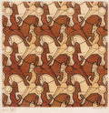 horseman 1 mc escher 1946 A4 Photo Print