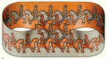 horsemen mc escher 1946 A4 Photo Print