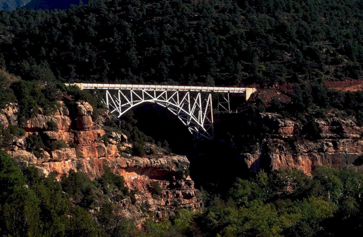 horseshoe bend bridge1980s 1990s A4 Photo Print