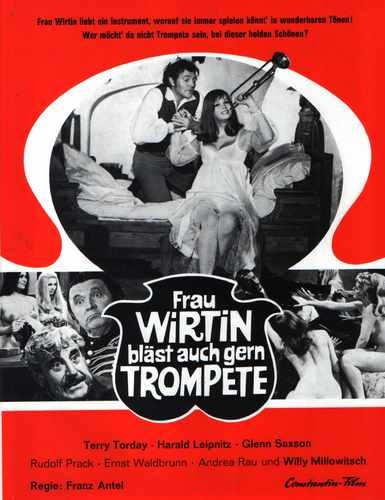 hostess also likes to blow horn  01 film star poster A4 Photo Print