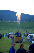 hot air balloon 16 Vintage A4 Photo Print