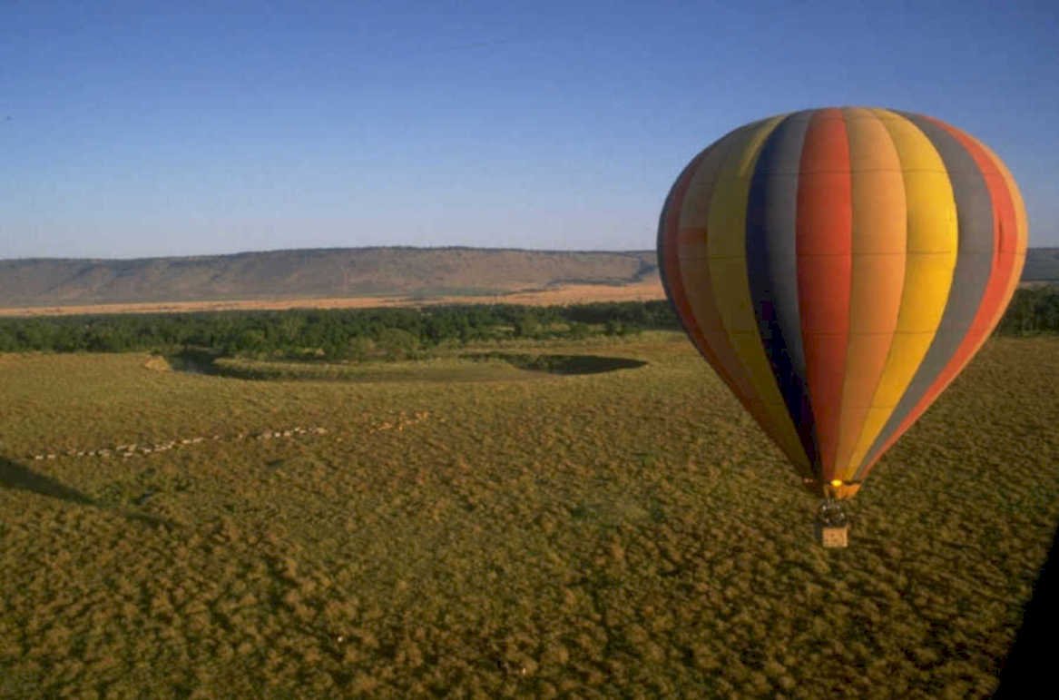 hot air balloon 2 1980s 1990s A4 Photo Print