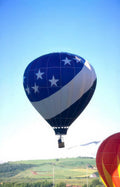 hot air balloon 2 Vintage A4 Photo Print