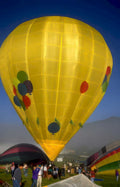 hot air balloon 22 Vintage A4 Photo Print