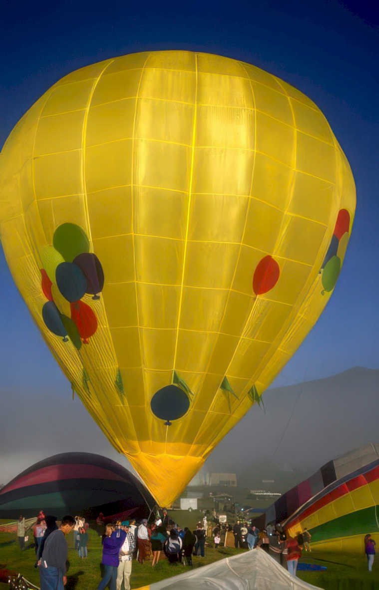 hot air balloon 22 Vintage A4 Photo Print