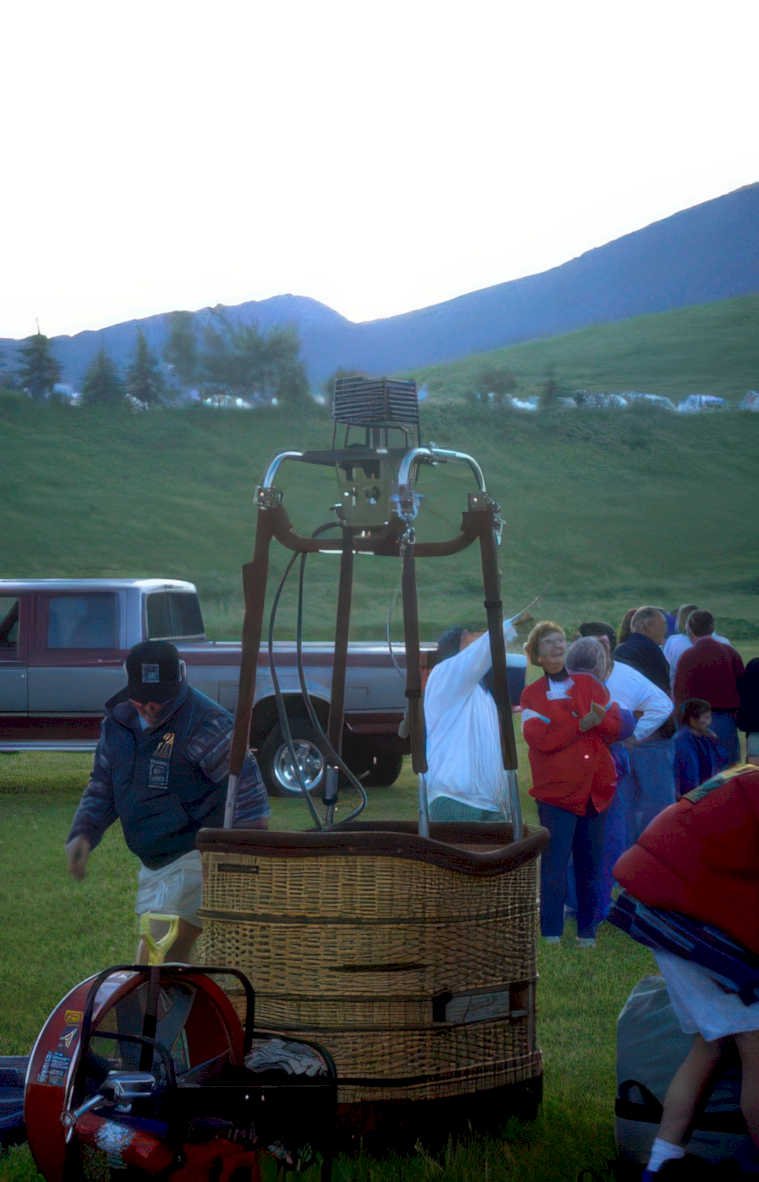 hot air balloon 23 Vintage A4 Photo Print