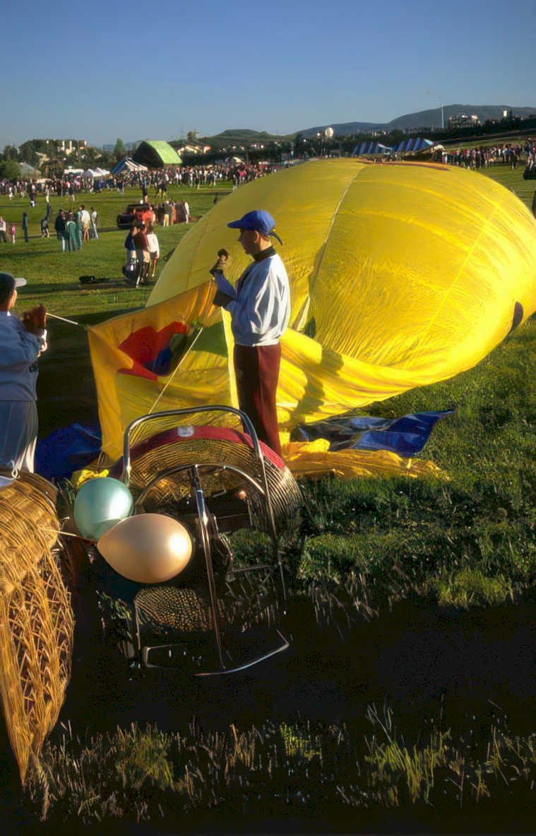 hot air balloon 25 Vintage A4 Photo Print