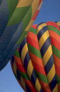 hot air balloon 3 1980s 1990s A4 Photo Print