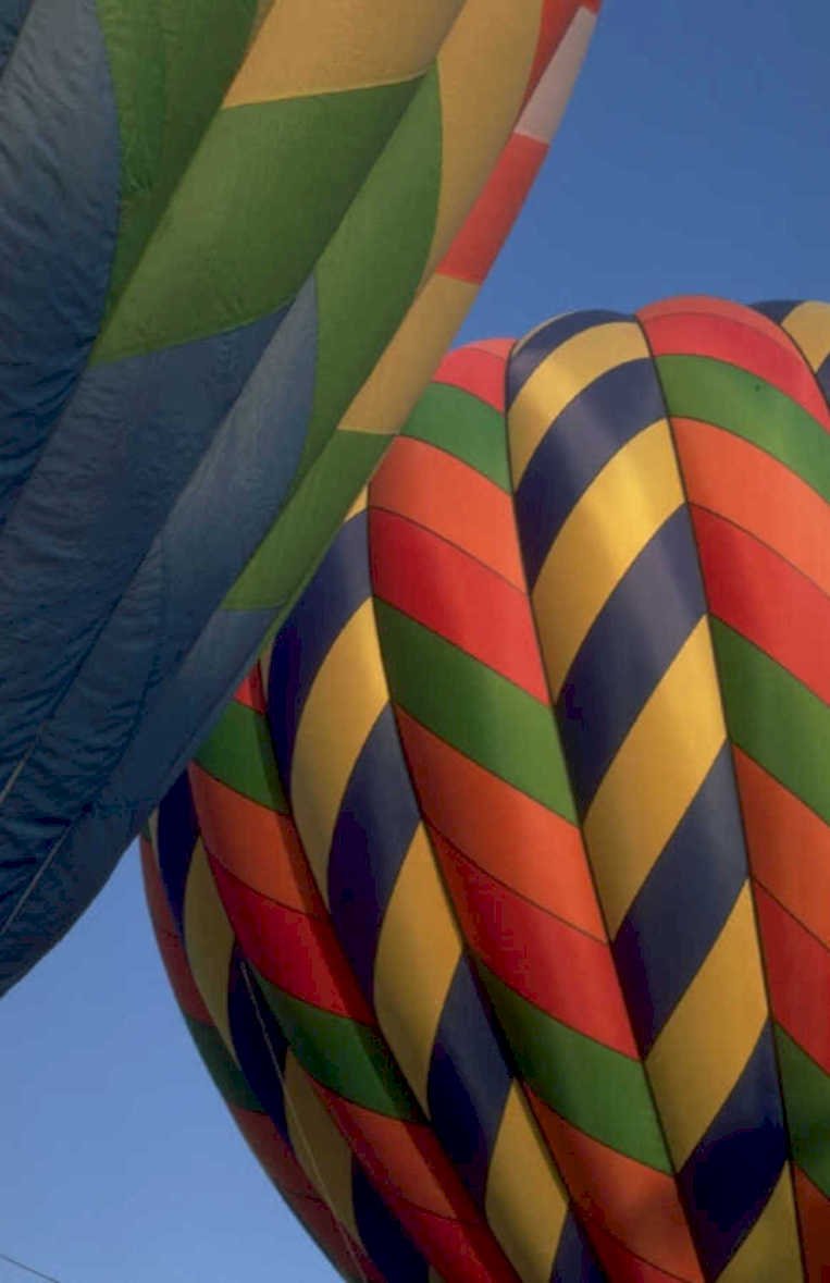 hot air balloon 3 1980s 1990s A4 Photo Print
